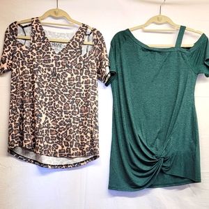 2 tops CRAZY TRAIN size medium. Small